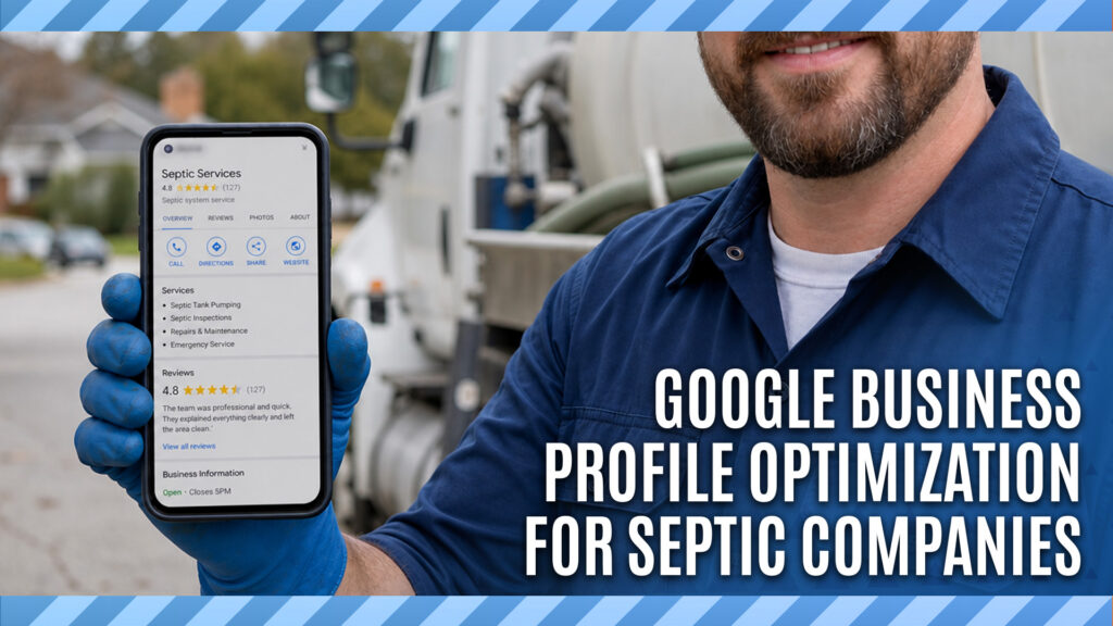 google business profile optimization for septic companies